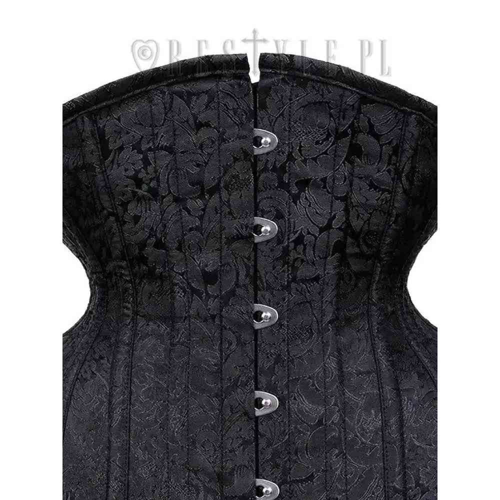 Restyle - CU10 Brocade Gothic Hourglass Underbust corset - Black